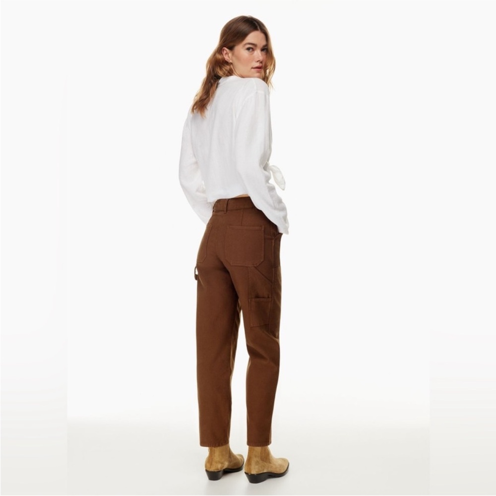 Aritzia Wilfred Brown Ankle Carpenter Pants